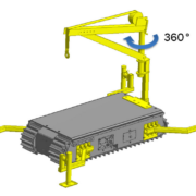 Movex Track-O Option tragbarer Auslegerkran 91,44 cm 227 kg