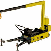 Track-O Mini Crawler Crane M7 auf Track-O Twin-Track 66