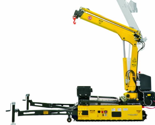 Track-O Mini Crawler Crane M7 auf Track-O Twin-Track 66