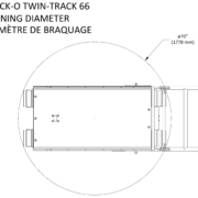 Movex modulares Treppensteiger Raupensystem Track-O Twin-Track 66 Wendekreis