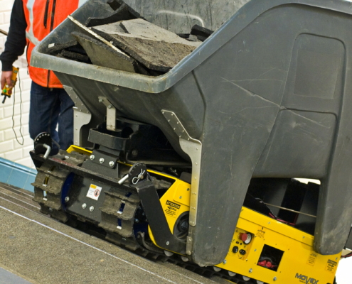 Track-O Greengo - Hydraulische Hebevorrichtung mit Müllkipper