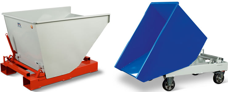 Bartels self-tipping skip light